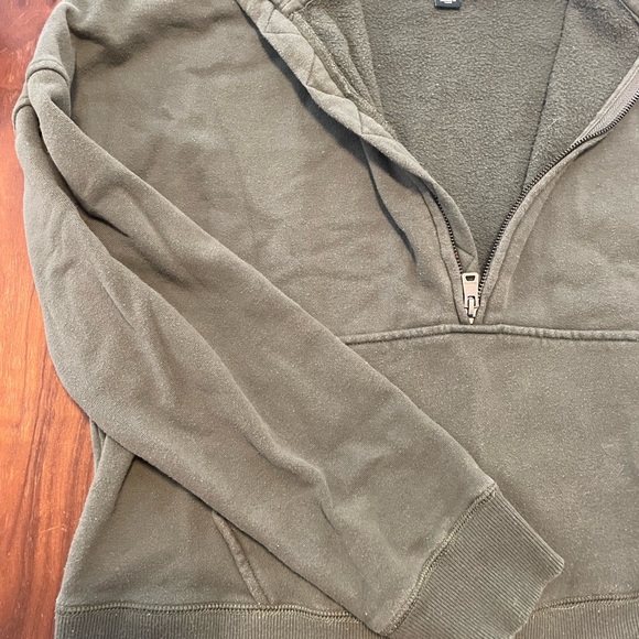 Roots 3 quarter zip cropped sweatshirt - Picture 4 of 8